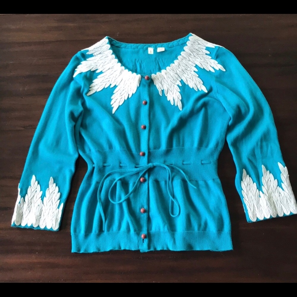 Anthropologie MOTH Vintage Cardigan Sweater S